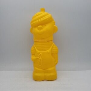 1995 Dairy Queen Dennis The Menace Drink Cup Yellow Plastic 2‎ Piece